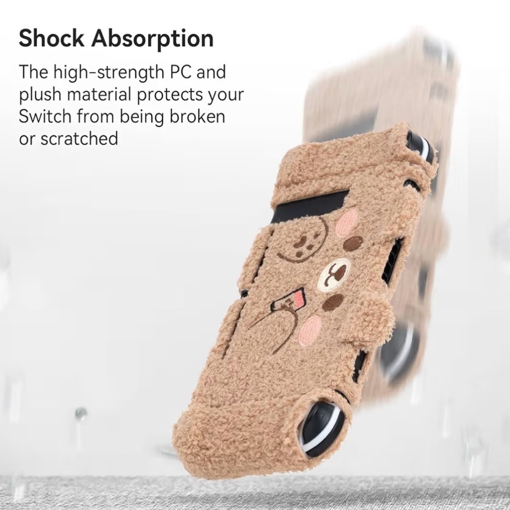 Geekshare Cute Plush Protective Case Cover Compatible With Switch-Shock - Picture 4 of 10